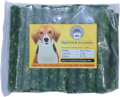 

Delicacy Pet Food & Supplies Chicken Munchy Chew Stick Green Chicken 0.5 kg Dry Dog Food