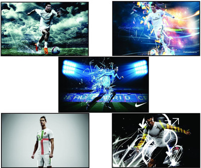 

Original Quotes Decorative cristiano ronaldo Poster (Pack of 5) Paper Print(18 inch X 12 inch, Rolled)