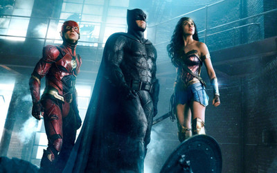 

Flash Batman Wonder Woman Justice League ON FINE ART PAPER ON 24X36 LARGE POSTER Photographic Paper(36 inch X 24 inch, Rolled)