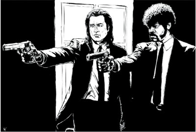 

KumkumArts Pulp Fiction Poster 12 x 18 Inch HD Quality Material Gloss Paper. Paper Print(18 inch X 12 inch, Rolled)