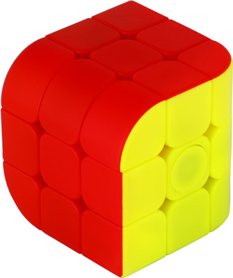 

Krireen 3X3 Curve Speed Cube, Multi Color(1 Pieces)