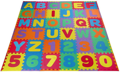 

Baybee Premium Multi-Color EVA Mats for Kids- 36 PCs- A to Z Aplhabet & 0 to 9 Numbers- and colors may vary (1 Feet x 1 Feet Single- 36 PCs Kit)(36 Pieces)