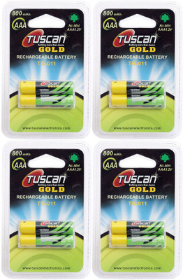 

Tuscan GfLD AAA 800 mAh 4 Pack (8Pcs) Rechargeable Ni-MH Battery