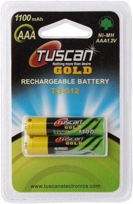 

Tuscan GOLD AAA 1100mAh 1 Pack Rechargeable Ni-MH Battery