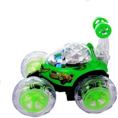 

SBJ Collections Ben10 Recharegable Stunt Car (Green)(Green)