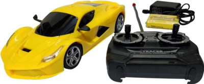 

Royal Collections Beautiful Chargeable Full Function Remote Controlled Ferrari Modern Car (Yellow)(Multicolor)
