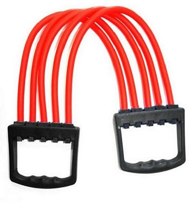 

WDSPL 5 Latex Cord Chest Expander Pull Stretcher Home Gym Muscle Training Resistance Tube(Red)
