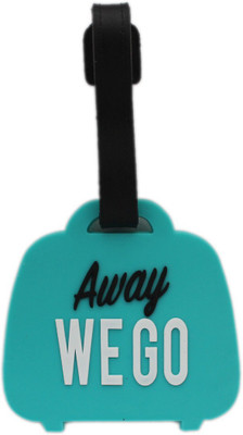 

Shoppernation Luggage Tag Away We Go - Blue (6LNT39) - Bag Travel Tags Luggage Tag(Multicolor)