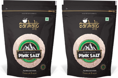 

sankalpshri Combo Pack of Himalayan Pink Salt Enriched with 84 Minerals Rock Salt(2 kg, Pack of 2)