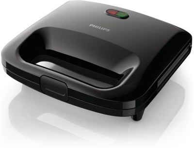 Philips Panini Maker Grill, Toast(Black)