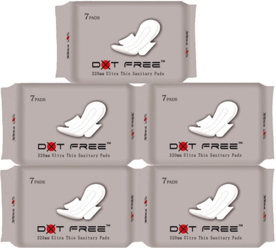 

dot free DOTFREE ULTRATHIN 330mm SANITARY PAD Sanitary Pad(Pack of 5)