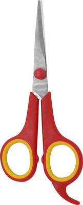 

BOXO Hair Accessories, Scissor for Home and Salon Use, Red Scissors(Set of 1, Red)