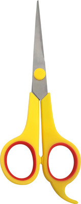 

BOXO Hair Accessories, Scissor for Hair Cutting Use, Yellow Scissors(Set of 1, Yellow)