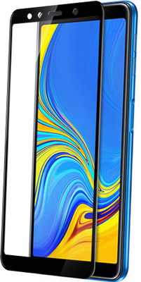 Knotyy Edge To Edge Tempered Glass for Samsung Galaxy A7 2018 Edition(Pack of 1)