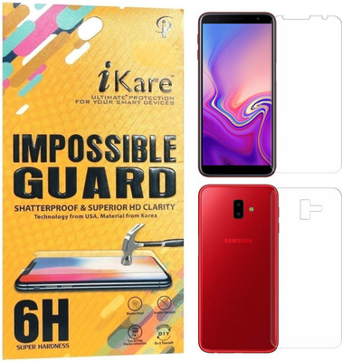 iKare Front and Back Screen Guard for Samsung Galaxy J6 Plus(Pack of 2)
