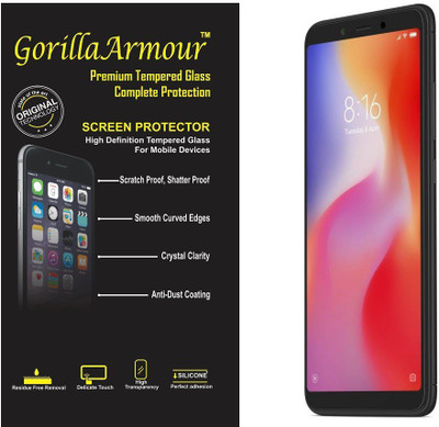 Gorilla Armour Tempered Glass Guard for Mi Redmi 6A(Pack of 1)