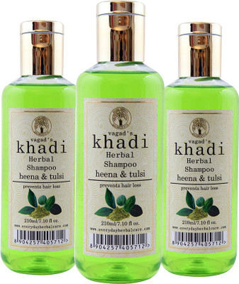 

Vagad's Khadi Henna Tulsi shampoo(360 ml)