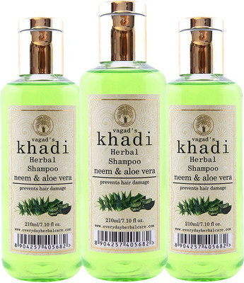 

Vagad's Khadi Neem and Aloevera Shampoo(630 ml)