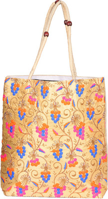 

Baisa Women Casual Beige Cotton Hand-held Bag