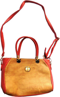 

Hi1 Women Evening/Party Red Genuine Leather Tote