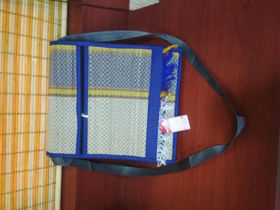 

MayurShilpa Women Casual Blue Jute Sling Bag