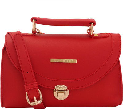 

LAPIS-O- LUPO Women Casual Red Synthetic Leather Sling Bag