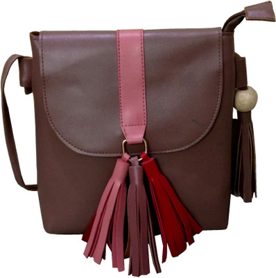 

Amazeballs Women Evening/Party Multicolor Leatherette Sling Bag