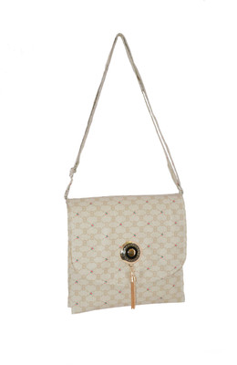 

MINAAR Women Evening/Party, Casual White PU Sling Bag