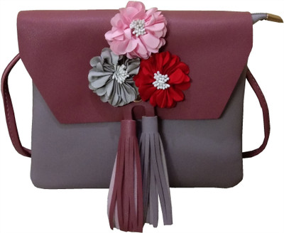 

Amazeballs Women Evening/Party Multicolor Leatherette Sling Bag