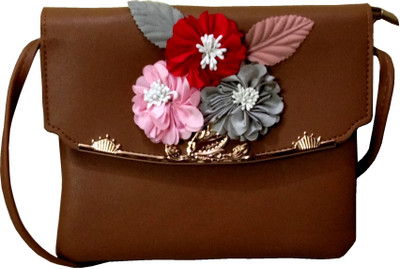 

Amazeballs Women Evening/Party Multicolor Leatherette Sling Bag