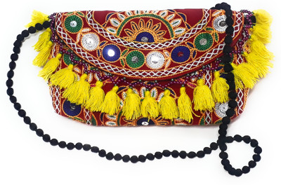 

Unique Fashion Women Evening/Party, Casual, Formal Multicolor Velvet Sling Bag