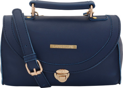 

LAPIS-O- LUPO Women Casual Blue Synthetic Leather Sling Bag