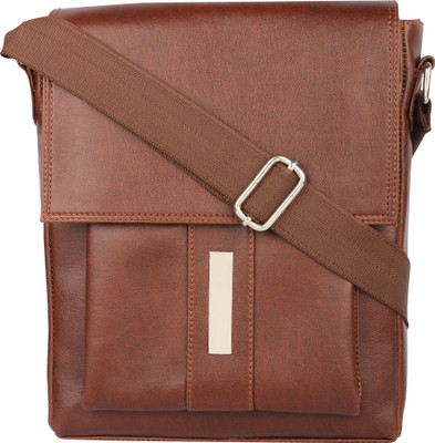 

Margaux Men & Women Casual Tan PU Sling Bag