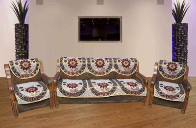 

ABhomedecor Cotton Sofa Cover(Multicolor Pack of 6)