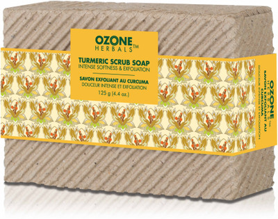 

Ozone Turmeric Herbal Scrub Soap(125 g)