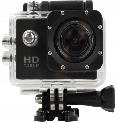 

Biratty BLACK Action Camera HD 1080p Waterproof Sports Camera Sports and Action Camera(Black, 12 MP)