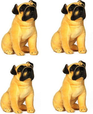 

MEGAEMART DOG ANIMAL SOFT TOY PACK OF 4 - 40 cm(Multicolor)