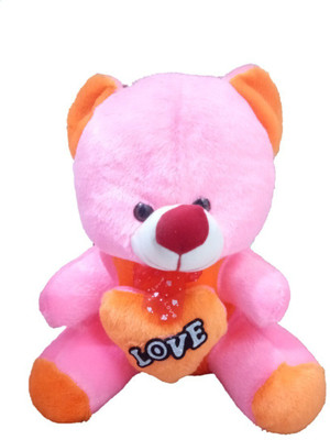 

Tanish Soft Toys SWEET PINK BEAR - 20 cm(Pink)