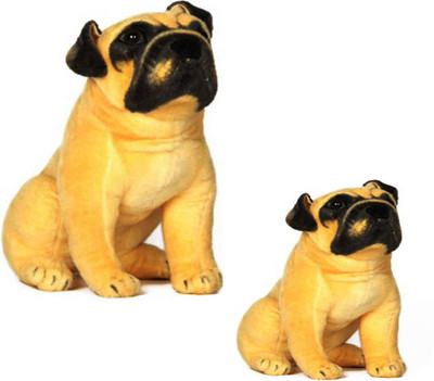 

MEGAEMART DOG ANIMAL SOFT TOY [32CM AND 40CM] PACK OF 2 - 40 cm(Multicolor)