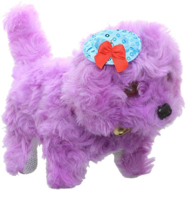 

imtion Chu-Chu Voice And Self-Jumping Pappy Dog Stuffed Toys - 10 cm(Multicolor)