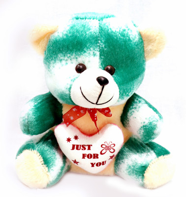 

riva teddy bear birthday gift multi color(32 cm) - 32 cm(Multicolor)