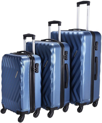 

Nasher Miles Lombard set of 3 Check-in Luggage -  inch(Blue