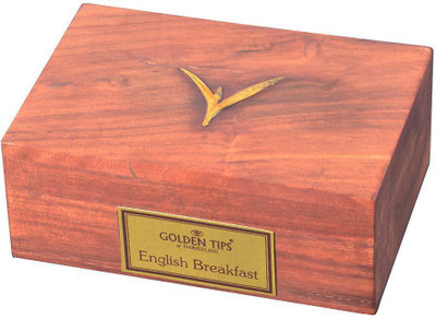 

Golden Tips English Breakfast Black Tea - Wooden Box Black Tea Box(100 g)