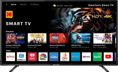 Image of Kodak 50 inch Ultra HD 4K Smart LED TV which is one of the best tv under 30000