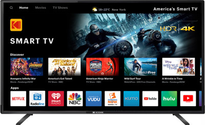 Image of Kodak 55 inch Ultra HD 4K Smart LED TV which is one of the best tv under 40000