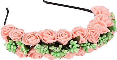 

Sanjog Crown & Tiara(Pink, White, Pack of 1)
