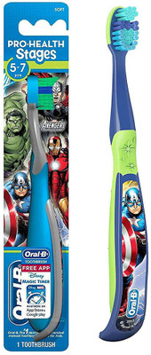 

Oral-B Pro-Health Stages Marvel Avengers Manual Kids Toothbrushes Soft Toothbrush