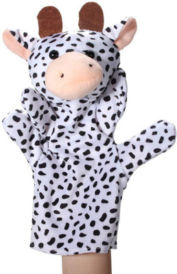 

Bestie Toys Supreme Imagination Stories Puppet. (Cow White) Hand Puppets(Pack of 1)