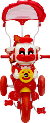 

Stepupp Grow BABY TRICYCLE FOR KIDS WITH FRONT OR BACK BASKET AND CANOPY AND PARENT HANDLE OR MUSICAL TRICYCLE RED COLOUR KIDS TRICYCLE RECOMMENDED TRICYCLE FOR BABY GIRL OR TRICYCLE FOR BABY BOY OR TRICYCLE FOR TODDLER GIRL OR TRICYCLE FOR TODDLER BOY RE