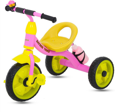 

Baybee Baby Tricycle -Trike for kids with Water Bottle Kids Tricycle(Green), Pink